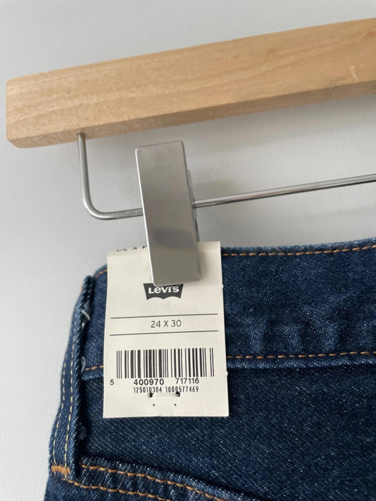 Women’s Levi’s 501 Original High Waisted Fit Jeans In Navy - W24/L30 - 2349