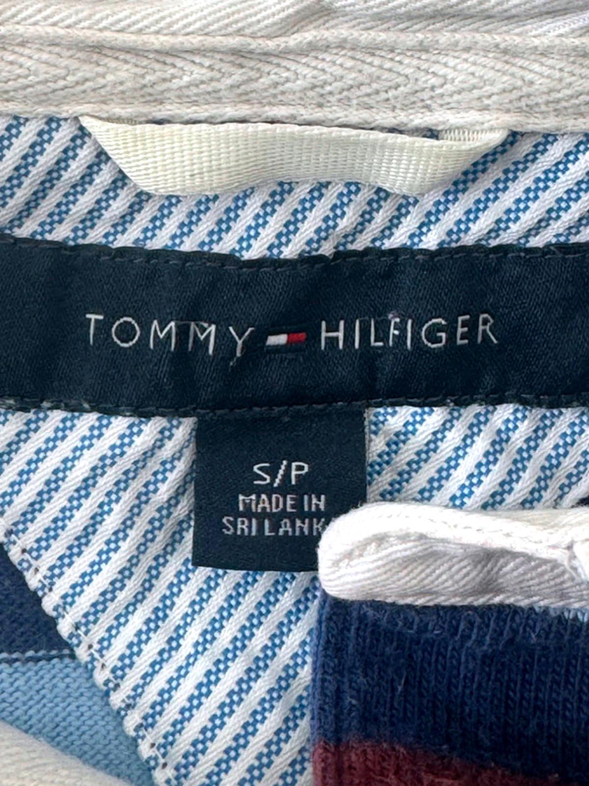 Men’s Tommy Hilfiger Long Sleeved Rugby Polo Shirt - Small -1422
