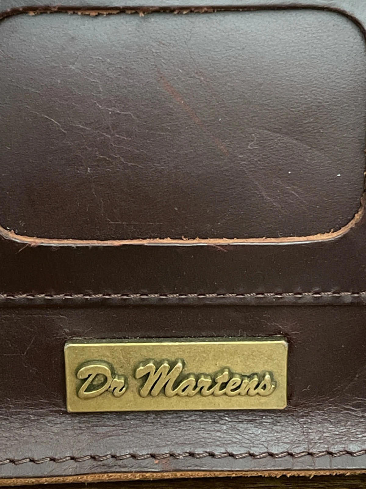 Unisex Dr Martens Premium Leather Satchel In Brown - 2417