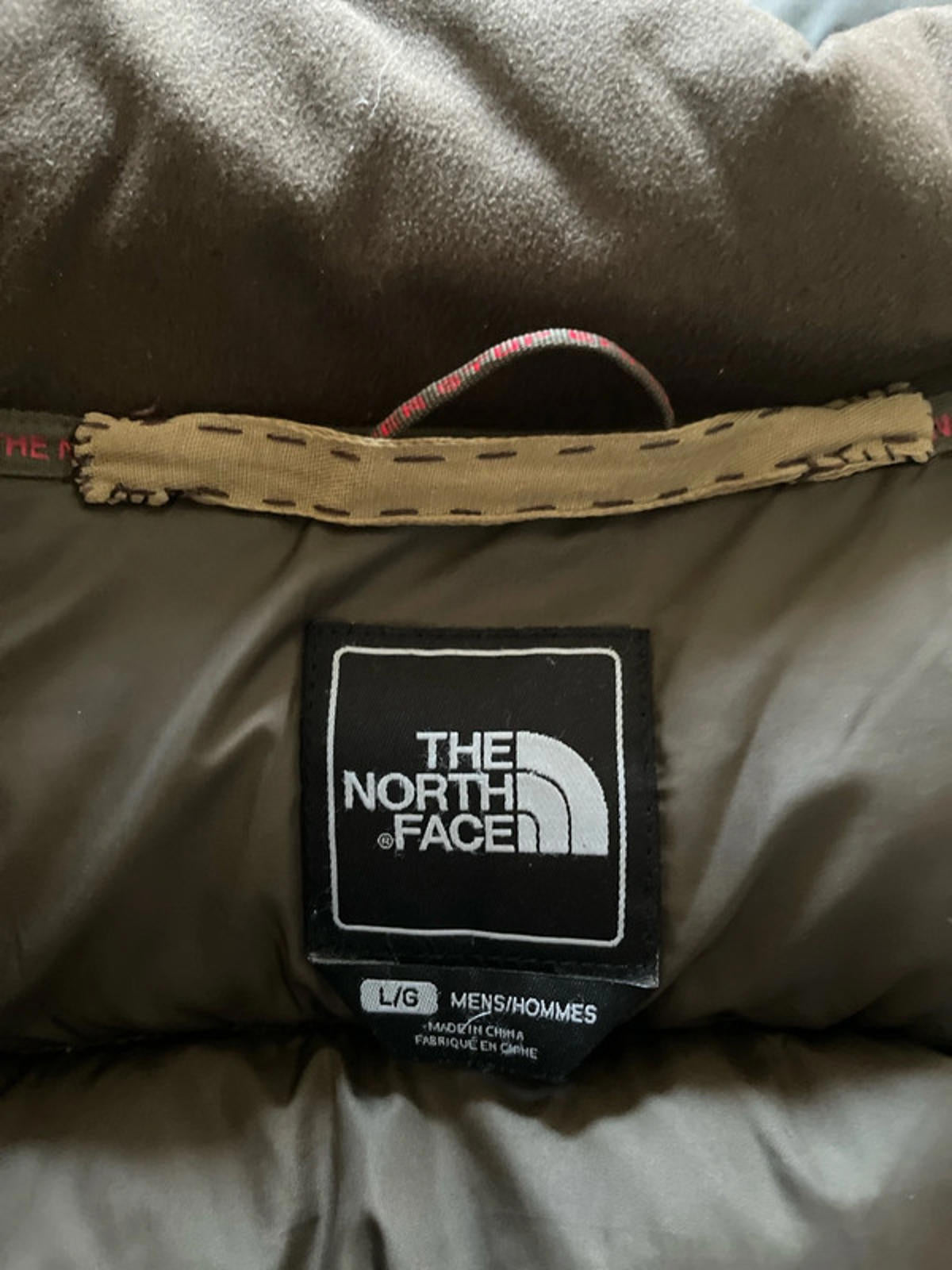 Men’s The North Face HyVent Goose Down Lined Faux Fur Trim Jacket In Brown - Large - 2398