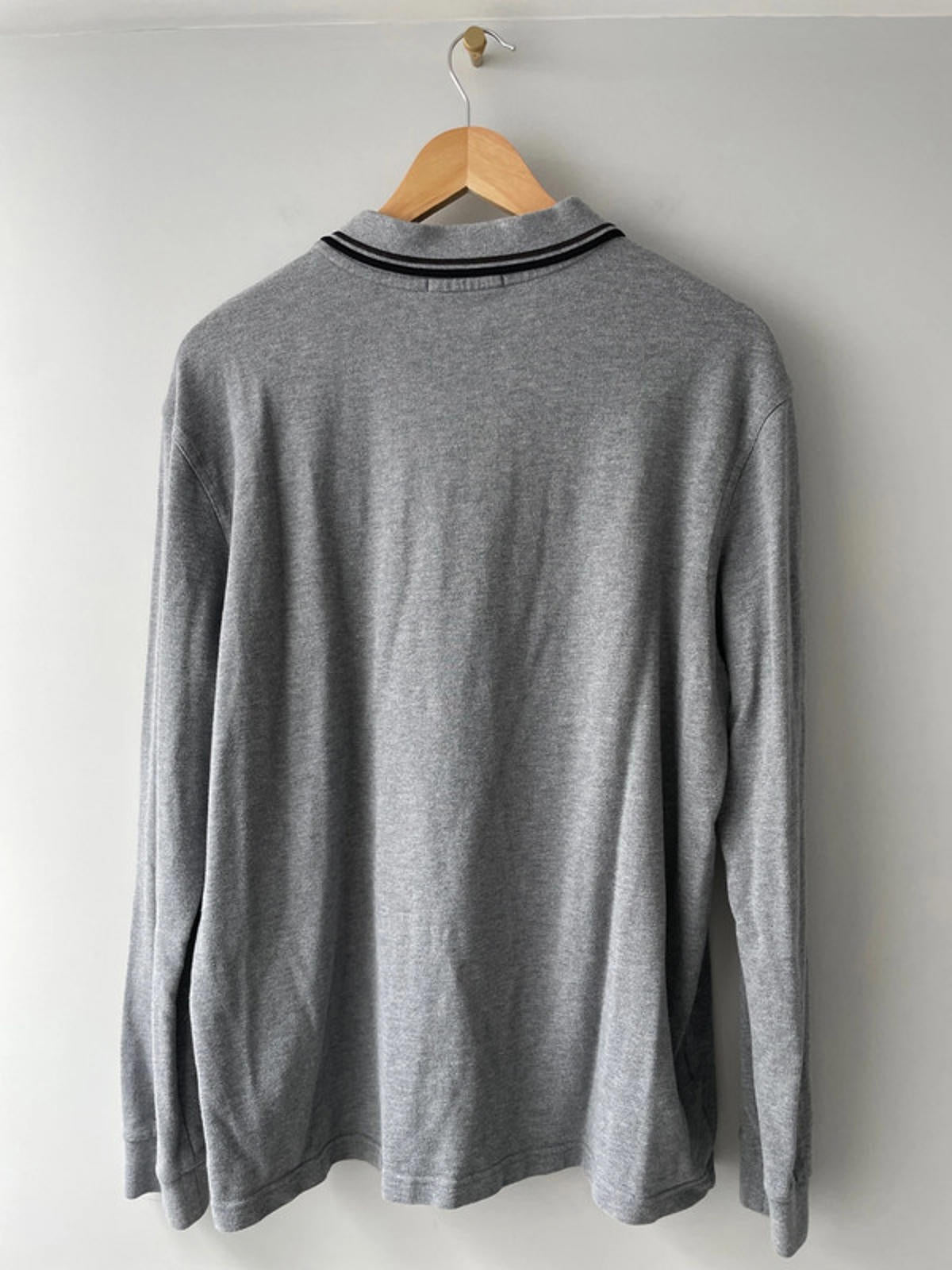 Men’s Fred Perry Long Sleeve Polo Top - XLarge - 1555