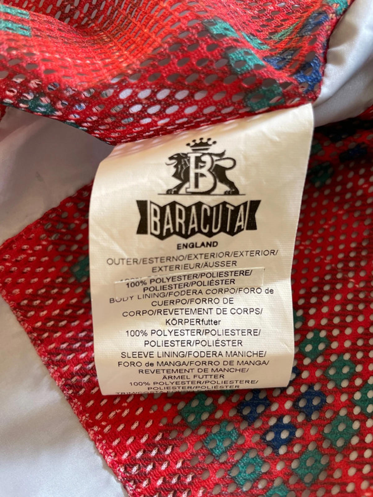 Men’s Baracuta G9 Premium Harrington Jacket Coat In Grey - Large - 2127