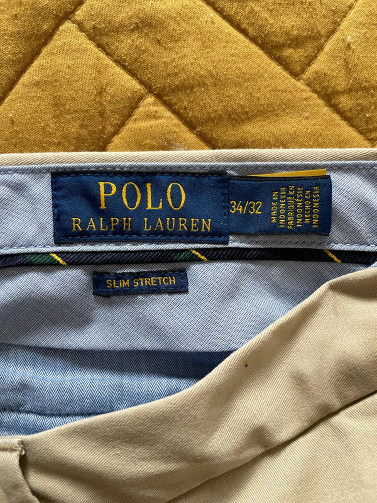 Men’s Ralph Lauren slim stretch chino trousers - W34 / L32