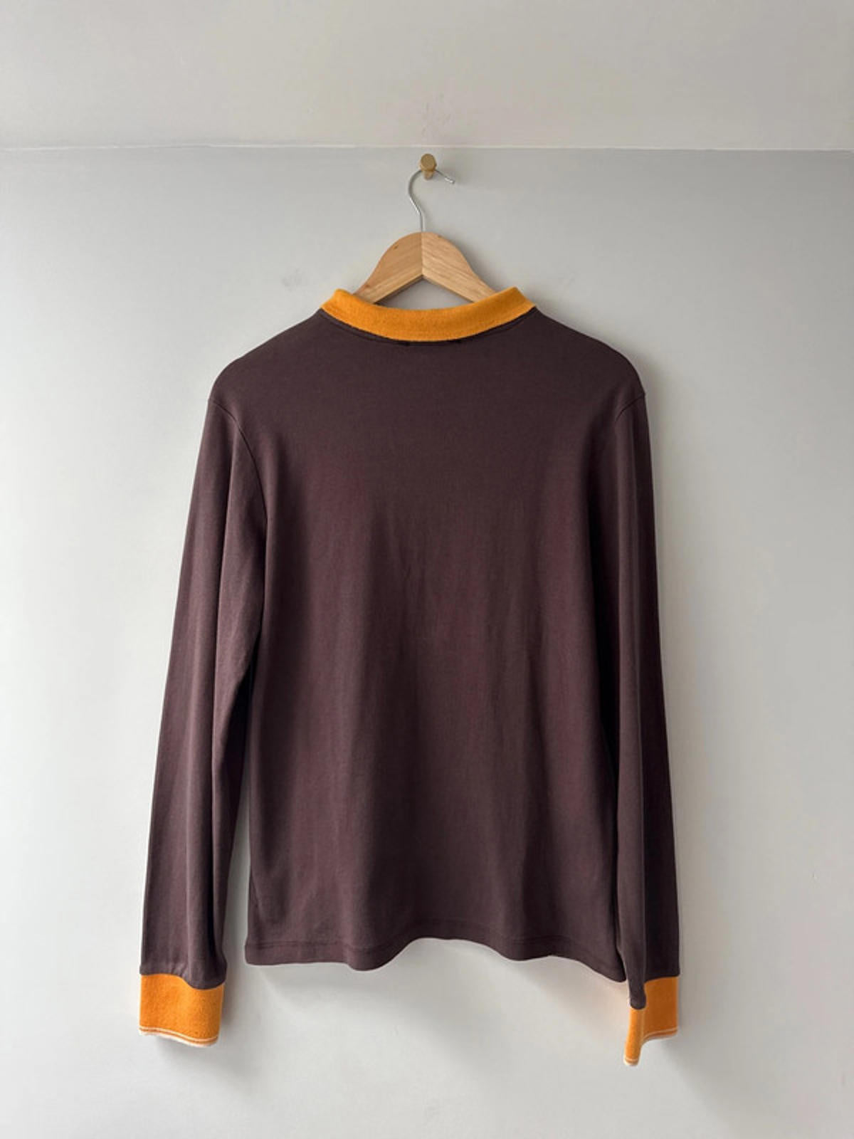 Men’s Fred Perry Vintage Made In Italy Long Sleeve Polo Top - Medium - 1966