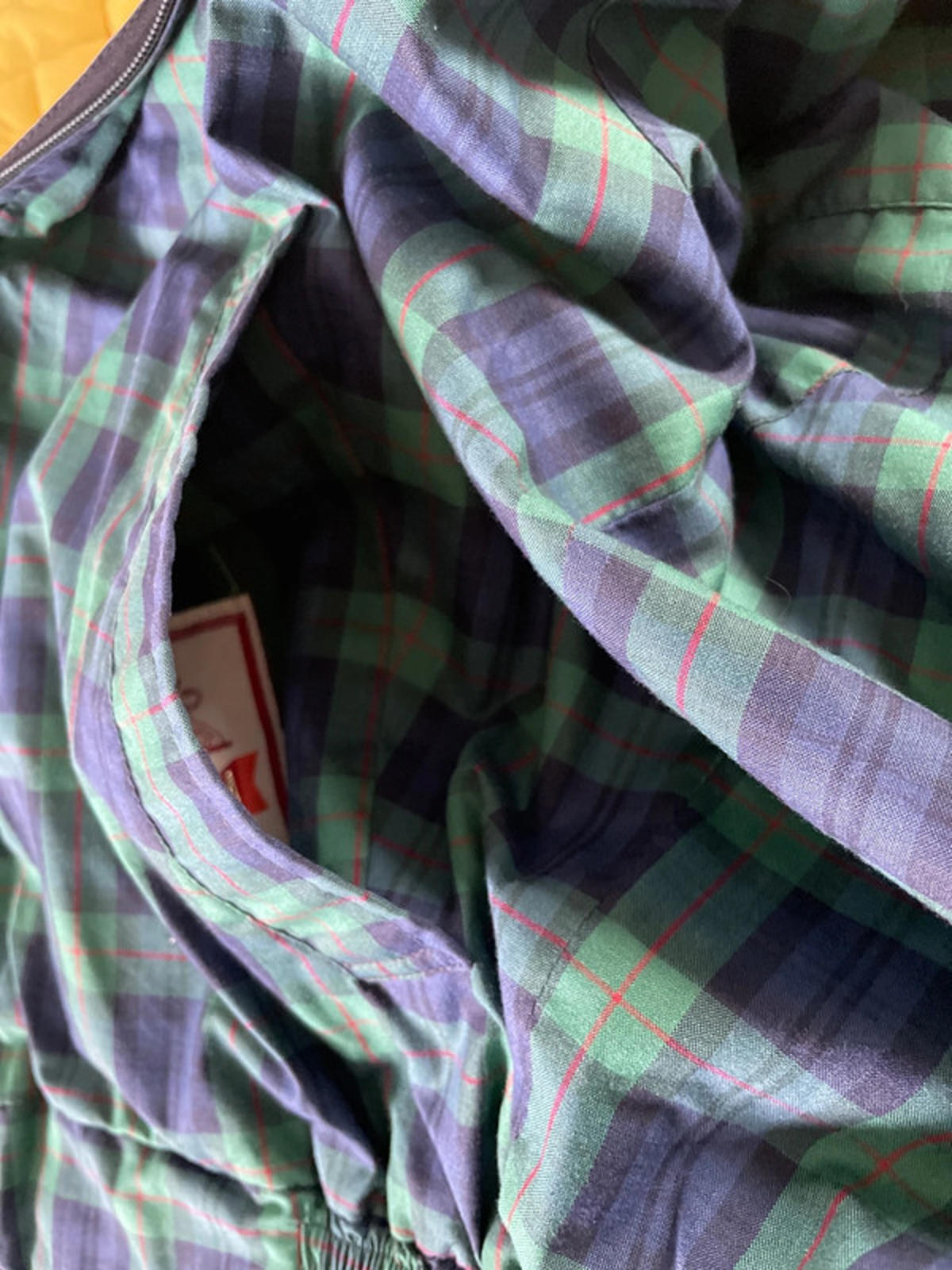 Men’s Baracuta G9 Limited Edition Rare Reversible Harrington Checked Jacket - Medium -2037