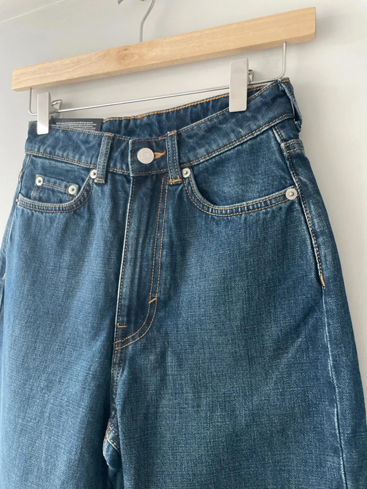 Women’s Weekday Rowe Extra High Waist Straight Fit Jeans - W24/L34 - 1823