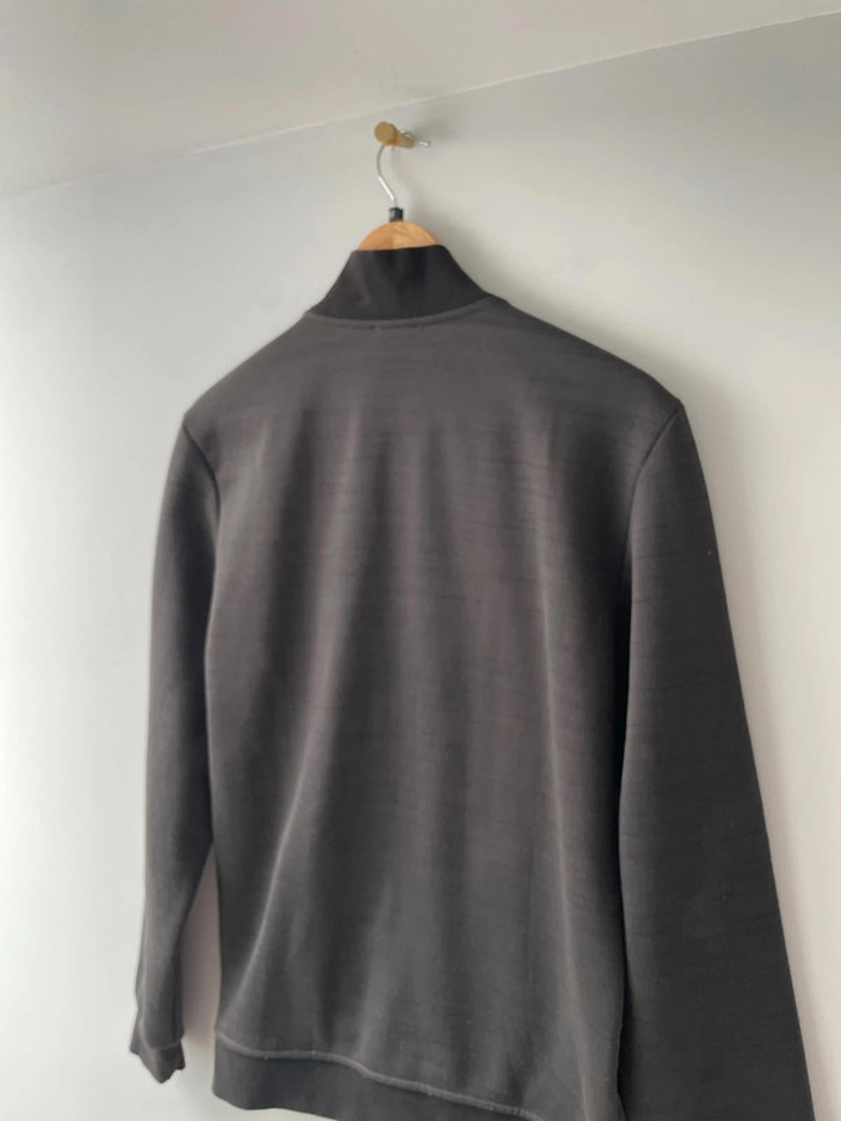 Men’s Reiss Zip Through Bomber Jacket In Black - Medium - 1938