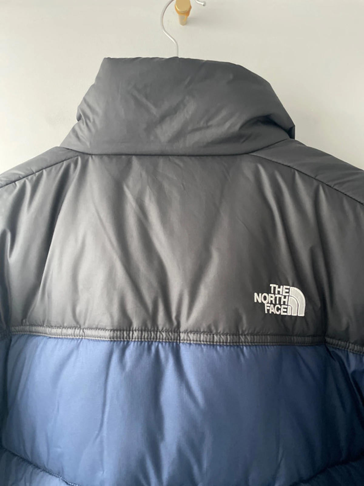 Men’s The North Face Saikuru Puffer Jacket Coat In Navy/Black - Large - 2395