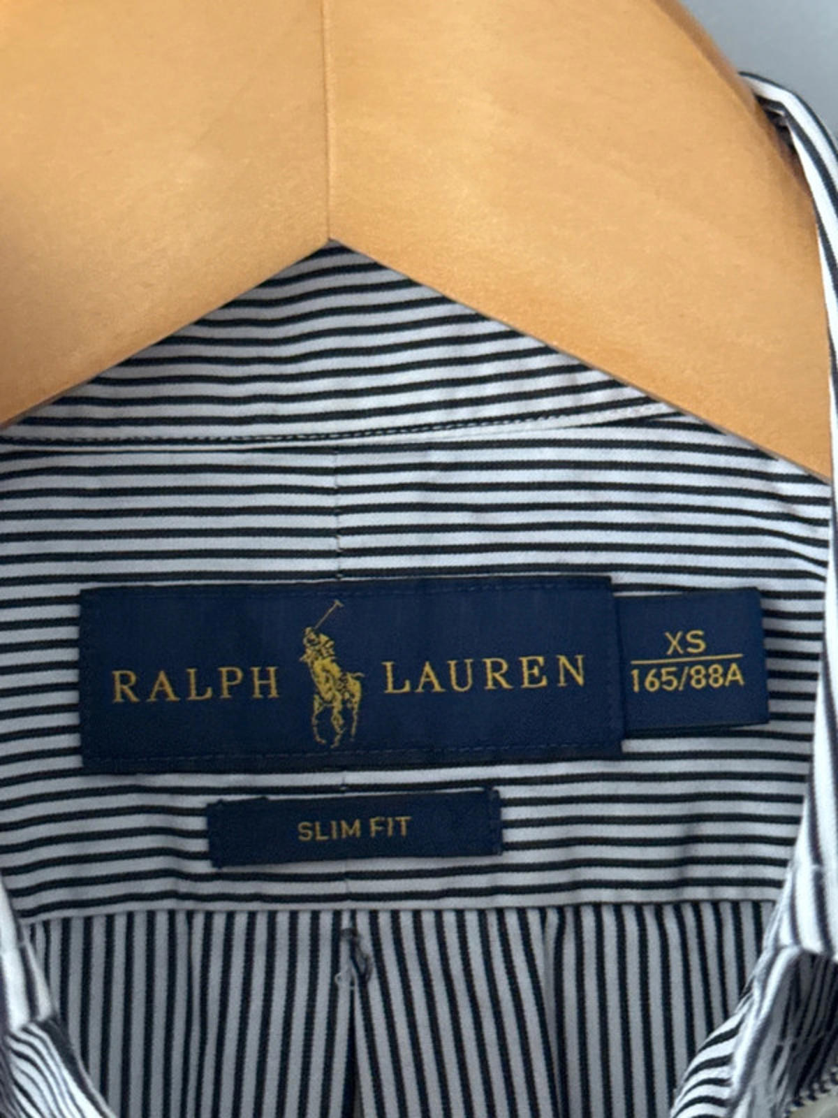 Men’s Ralph Lauren Slim Fit Oxford Stripe Shirt - XSmall - 0339