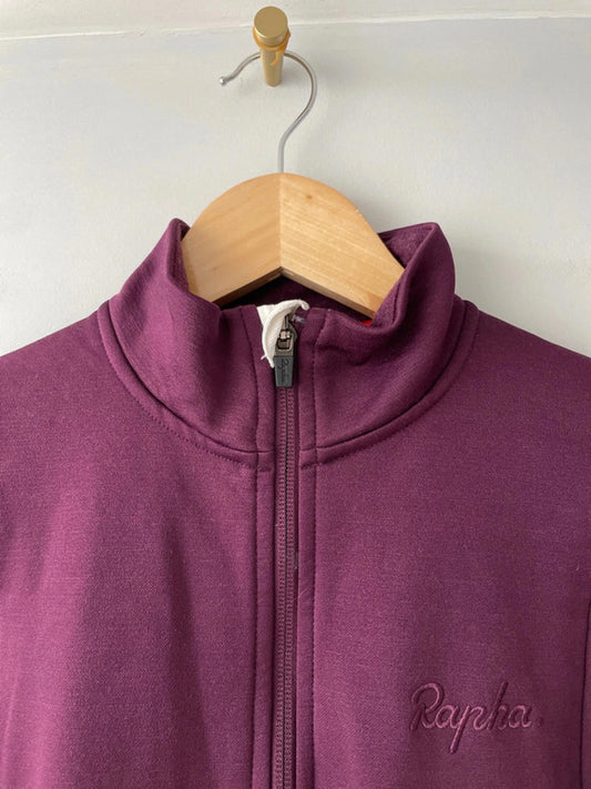 Men’s Rapha Long Sleeve Winter Cycling Jersey Merino Wool in Purple - XSmall- 2096