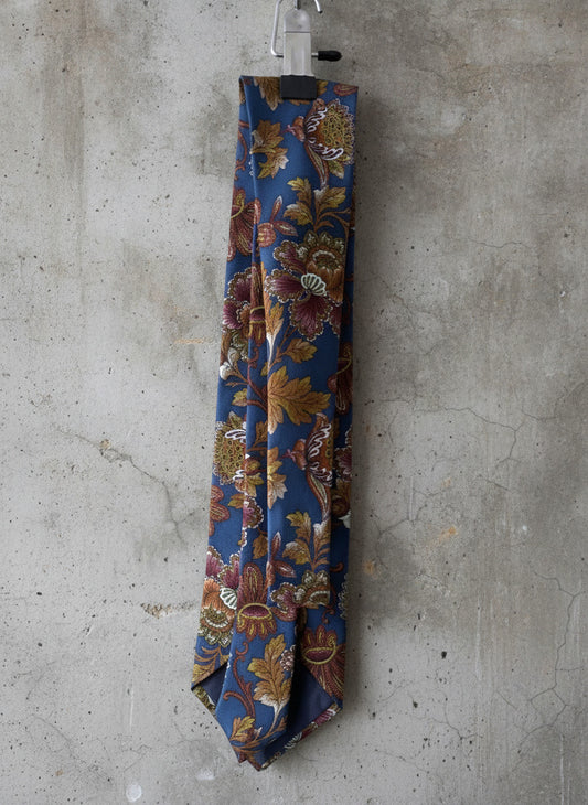 Unisex 100% Premium Silk Made In England Tie With Flower Pattern - 3333
