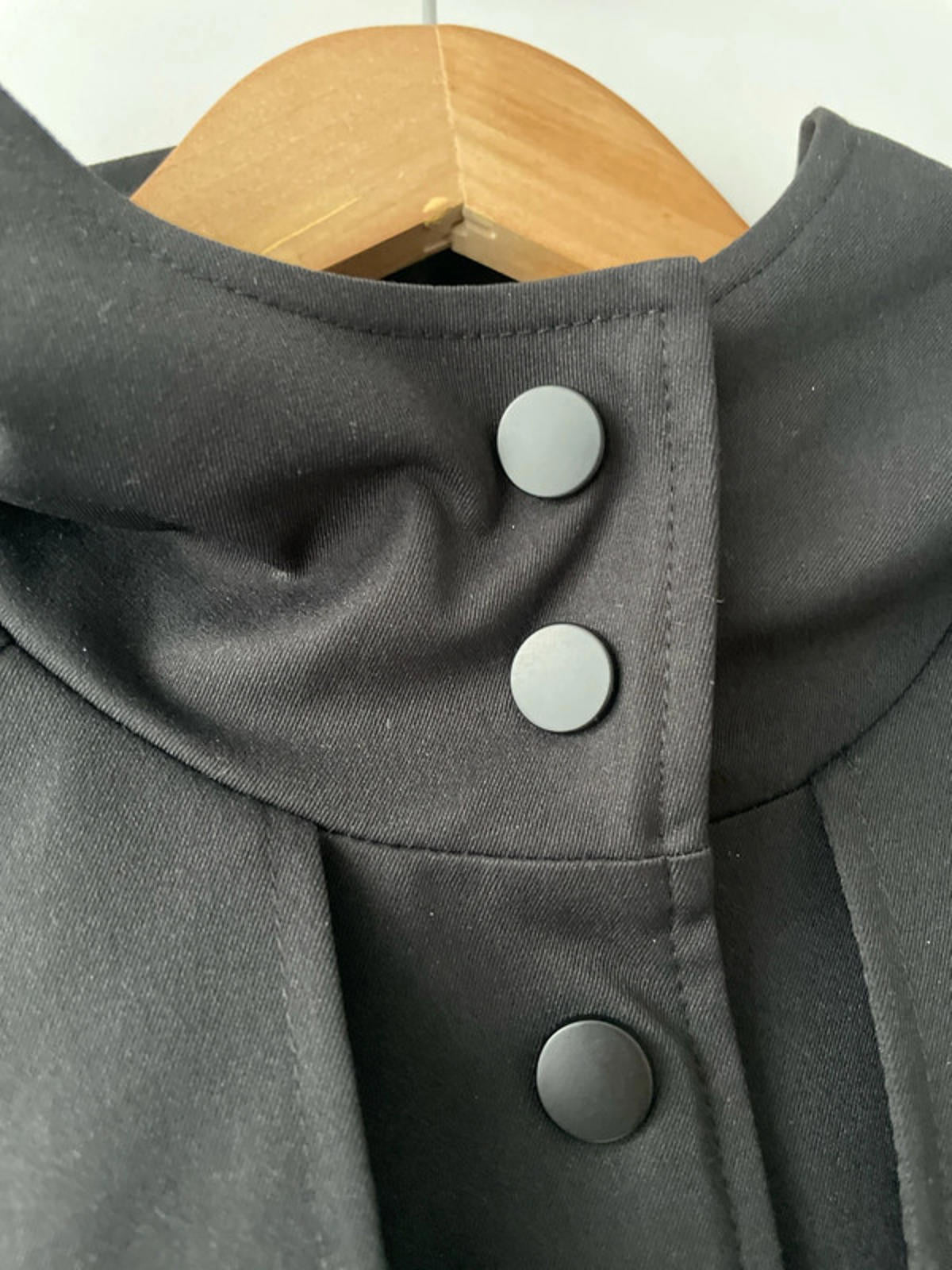 Women’s Threadbare Longline Hooded Trench Coat In Black - UK8- 2391