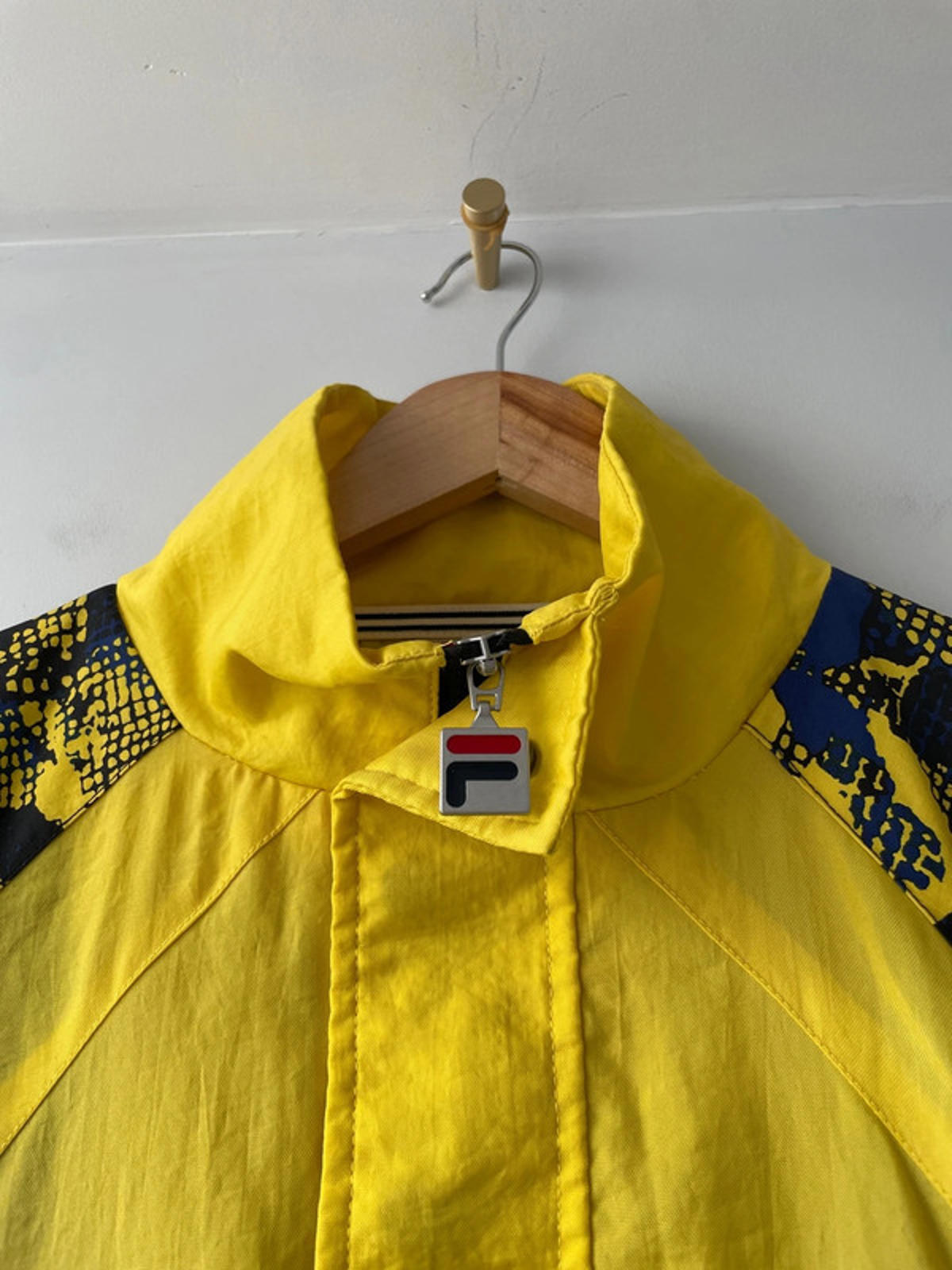 Men’s Fila 1/4 Zip Overhead Retro Oversized Windbreaker Jacket - Small - 2065