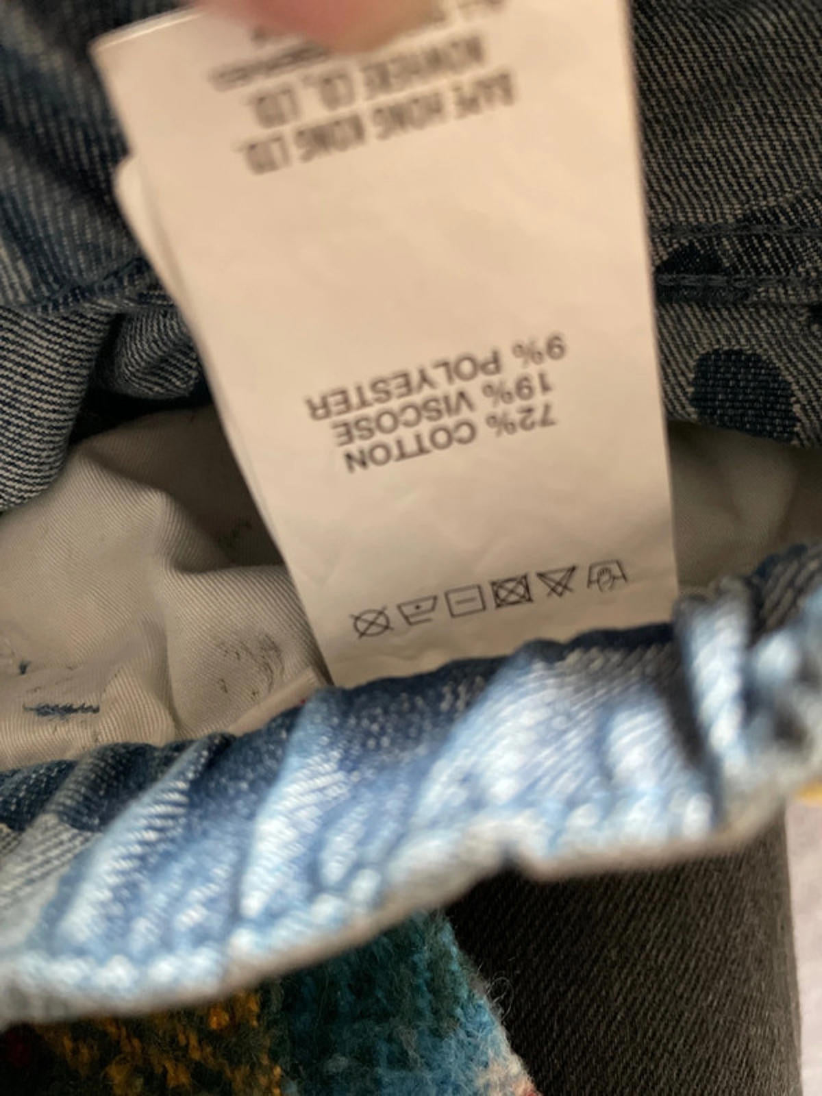 Men’s AAPE By A Bathing Ape Washed Loose Fit Jeans In Blue - W34/L30 - 2551