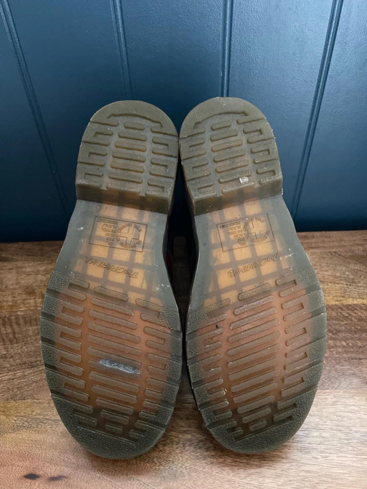 Women’s Dr Martens 101 Premium Leather Ankle Boots In Burgundy - UK6 - 2472