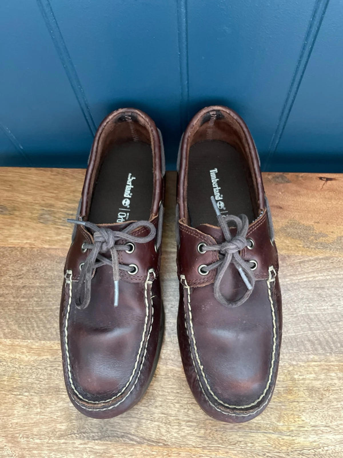 Men’s Timberland Premium Leather Classic Boat Shoes In Brown - UK8 - 1920