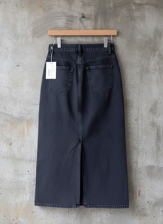 Women’s & Other Stories Long Denim Skirt In Black - UK6 - 1812