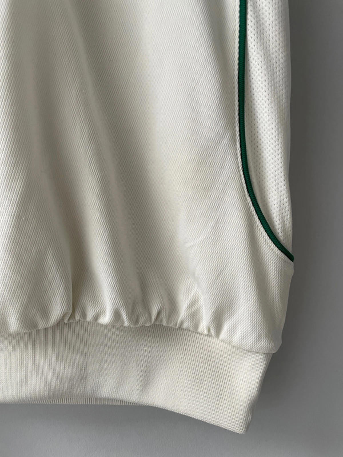 Men’s Slazenger Vintage Retro Cricket Tank Top Jumper In Cream - Medium - 2316