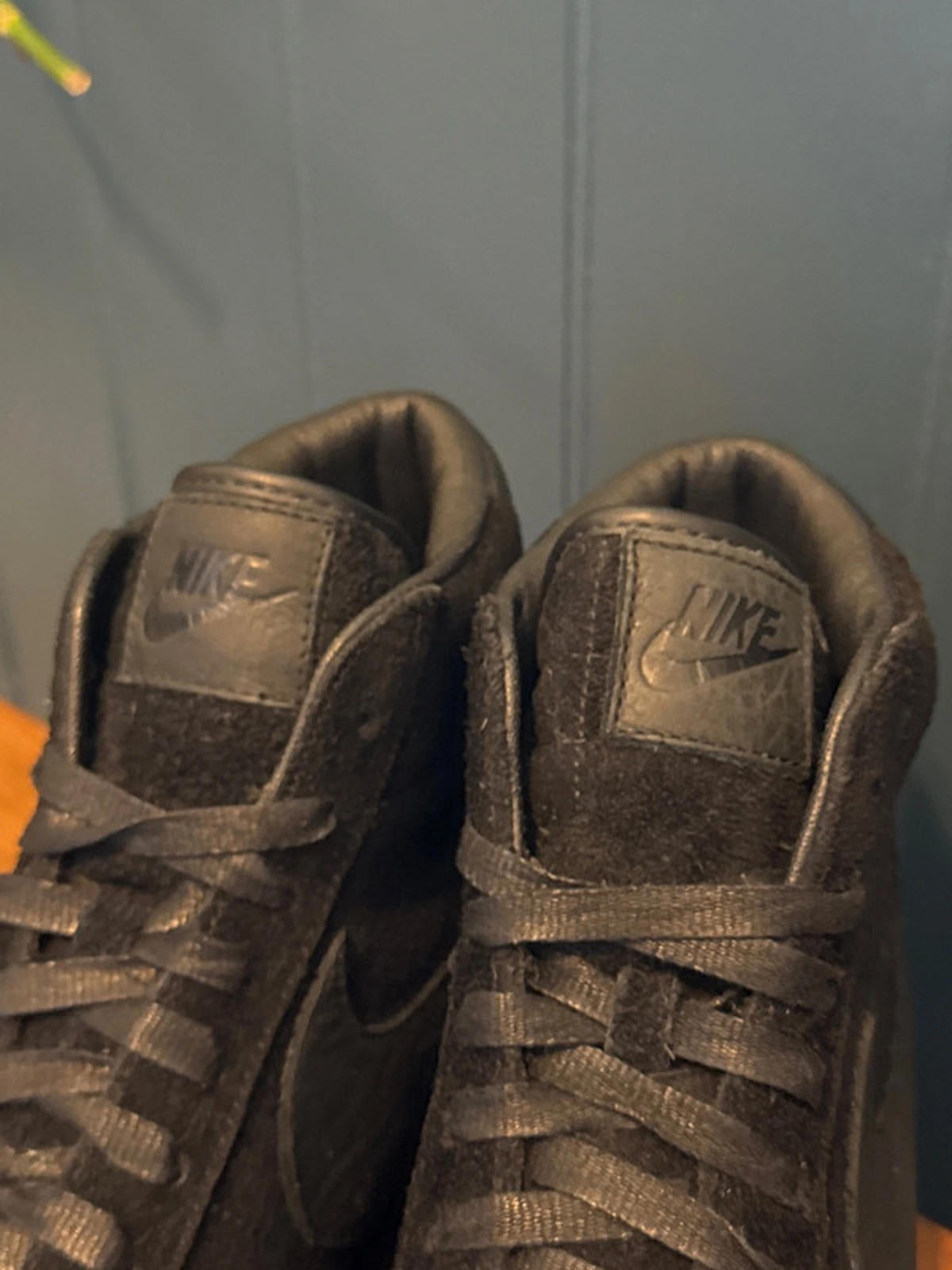 Men’s Nike X Comme Des Garçon Blazer limited edition suede Trainers - Uk10