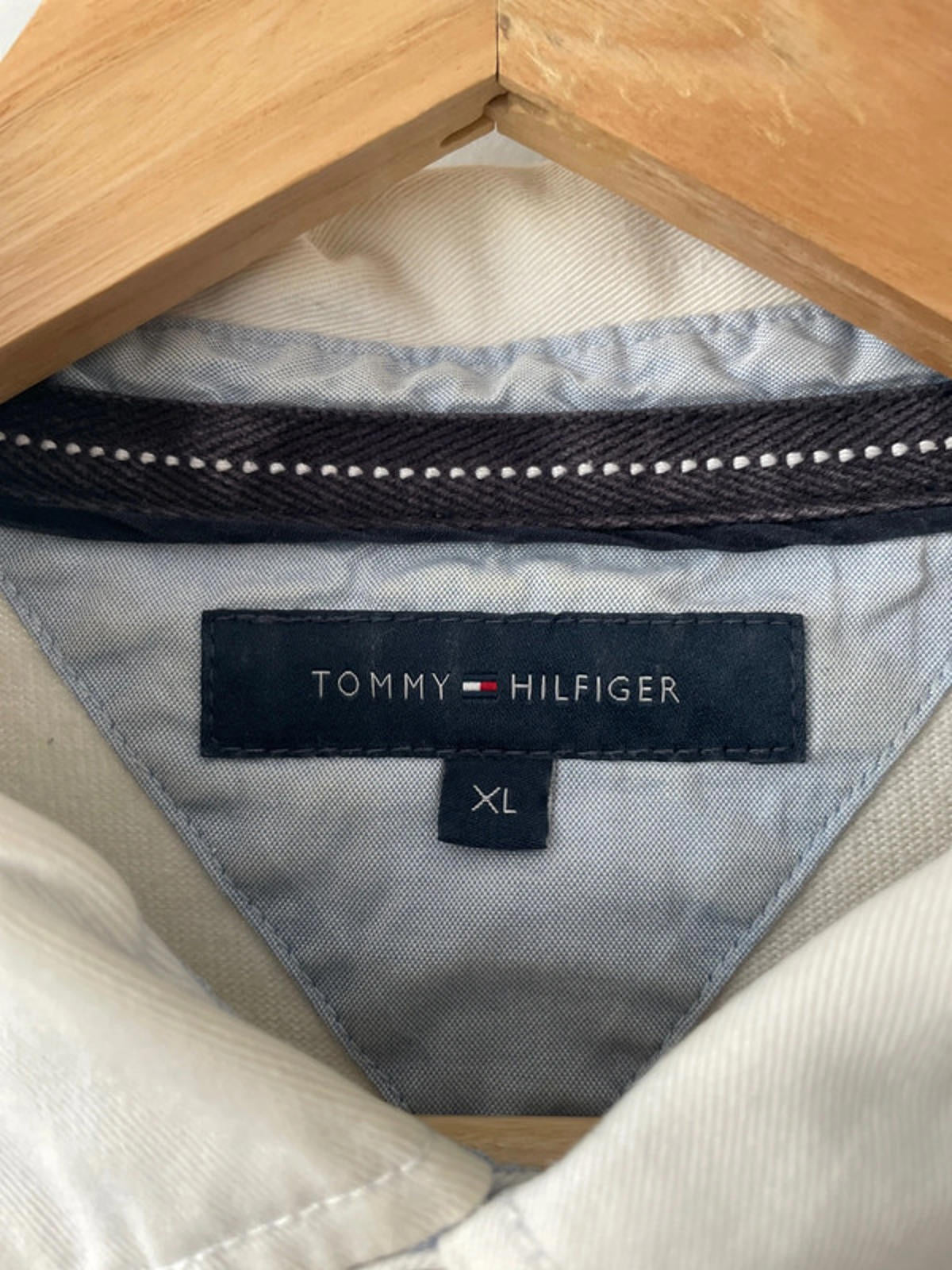 Men’s Tommy Hilfiger Long Sleeve Rugby Polo Top - XLarge - 2002