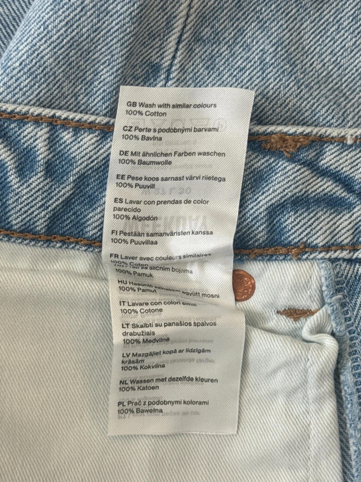 Women’s Weekday Voyage High Waisted Straight Fit Jeans - W27 / L30 - 1317