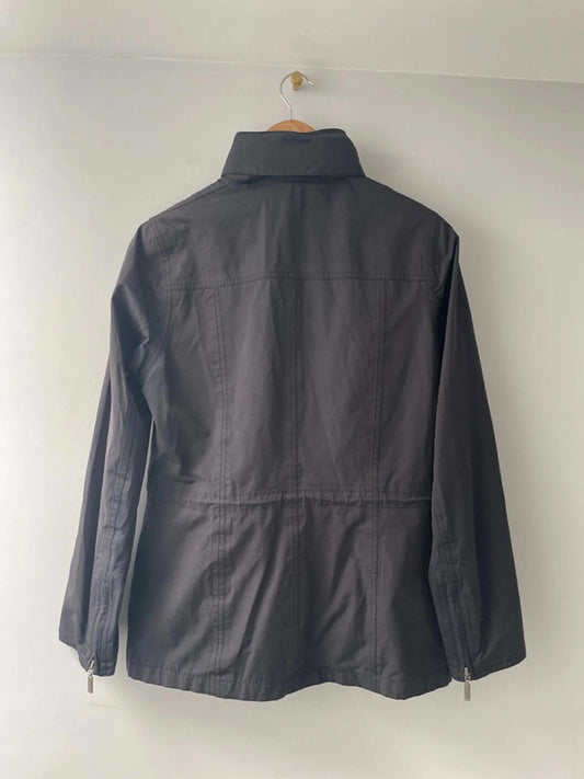 Women’s Barbour Waterproof And Breathable Jacket Packable Hood In Black - UK 12 - 2241