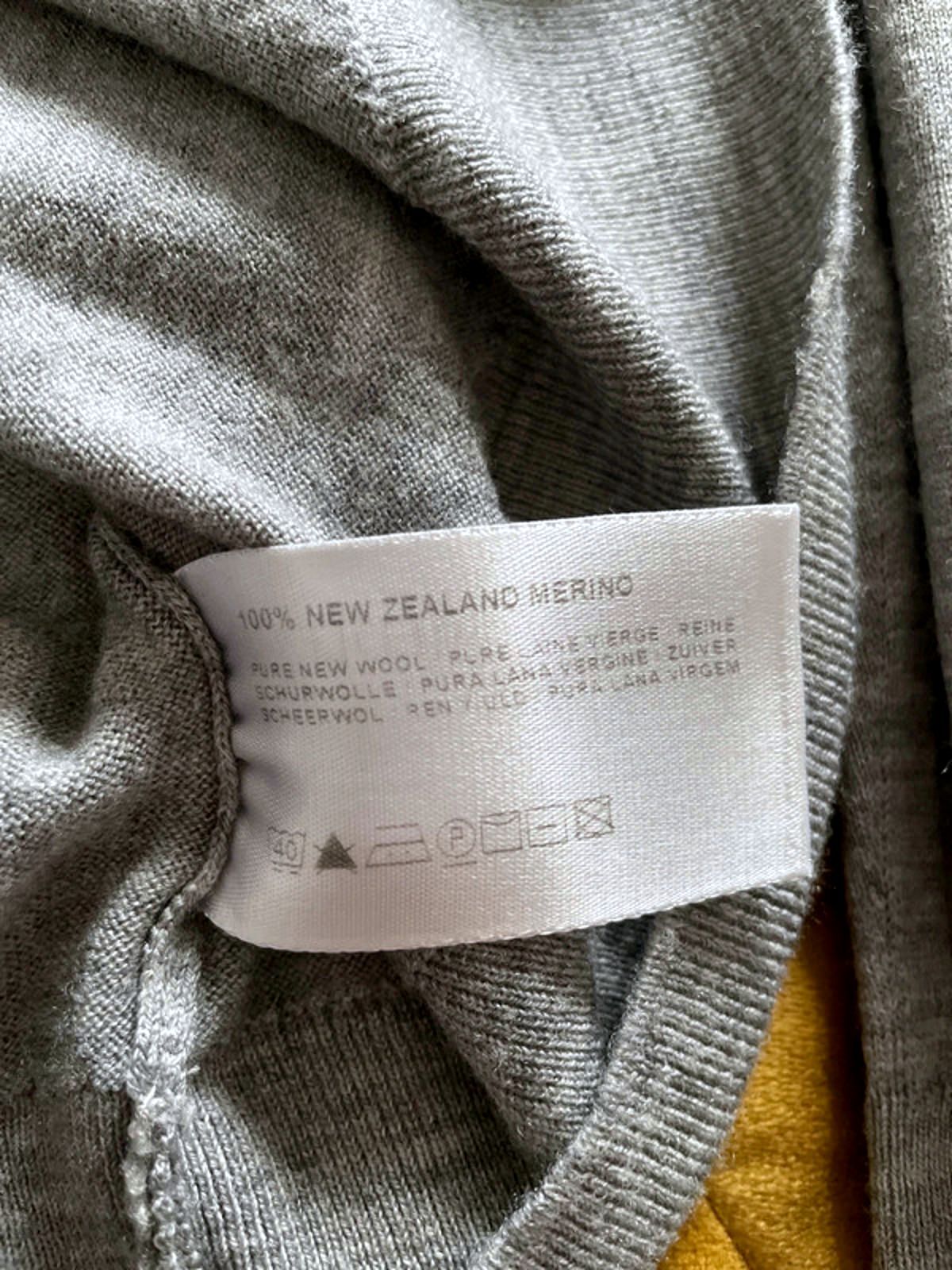 Men’s John Smedley Made In England Wool Roll Neck Jumper In Grey - Medium - 2288