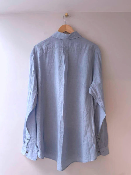 Men’s Ralph Lauren Custom Fit Oxford Shirt in Blue - XXLarge - 2932