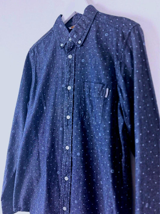 Men’s Carhartt Long Sleeve Oxford Chambray Shirt - Medium -1413