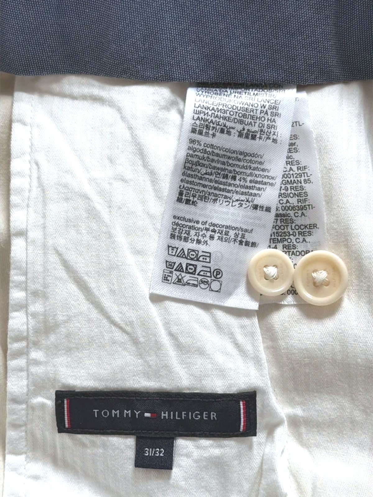 Men’s Tommy Hilfiger Denton Stretch Fit Chino Trousers In Cream - W31/L32 - 3250