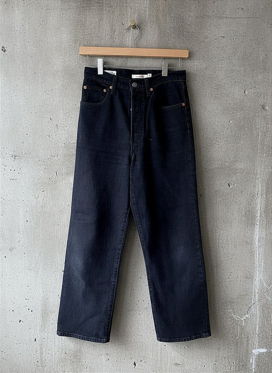 Women’s Levi’s Ribcage High Waisted Straight Fit Jeans In Black - W27/L26 - 1897