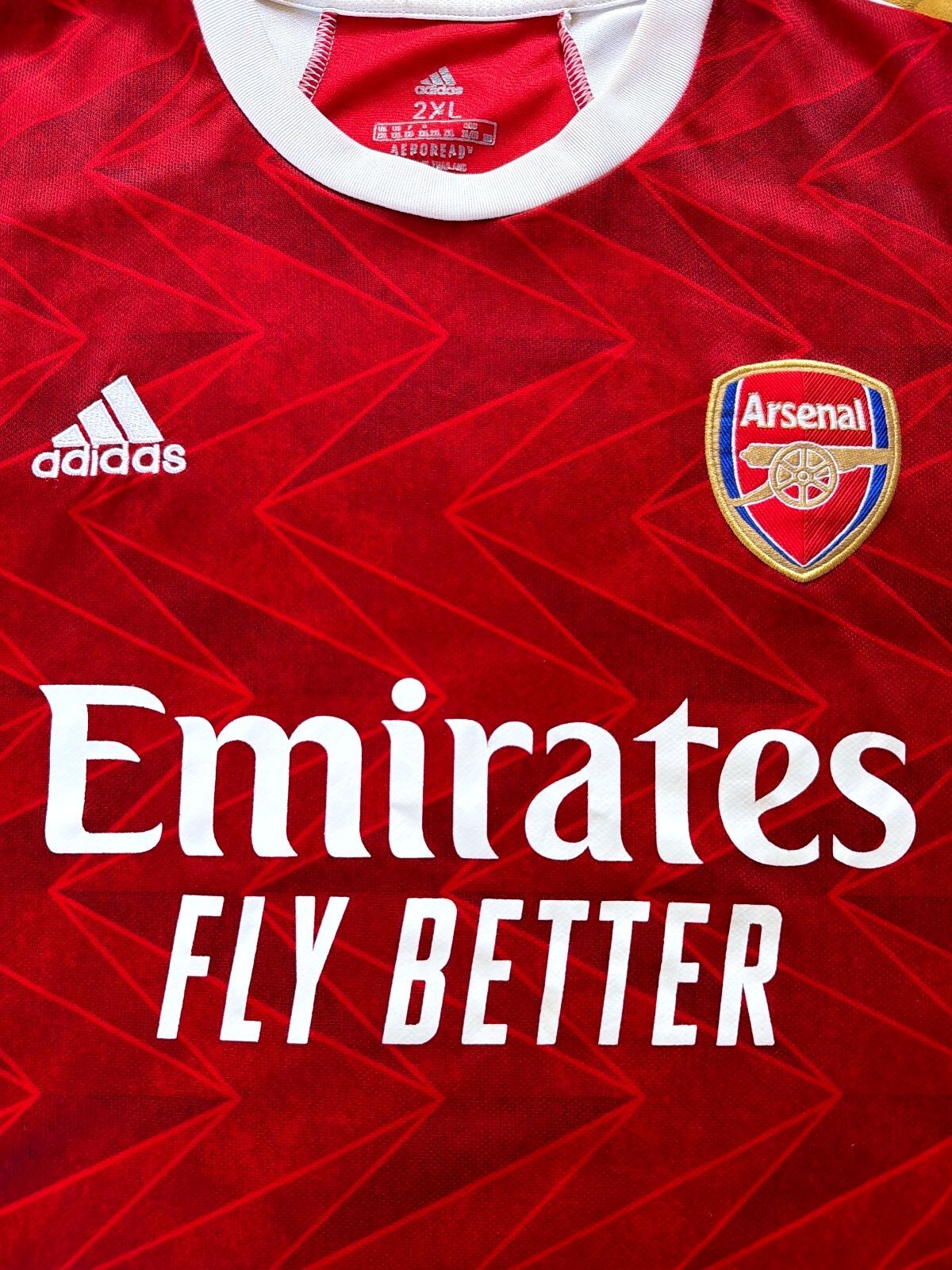 Men’s Arsenal 2020/21 Home Football Shirt Jersey - XXLarge - 3772