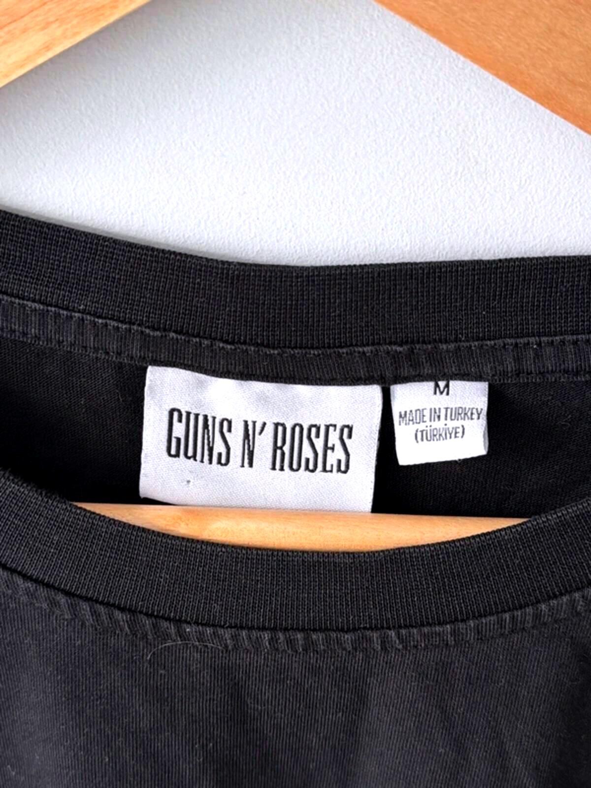 Men’s Guns N’ Roses oversized fit 87-88 tour t-shirt in black - medium - 3394