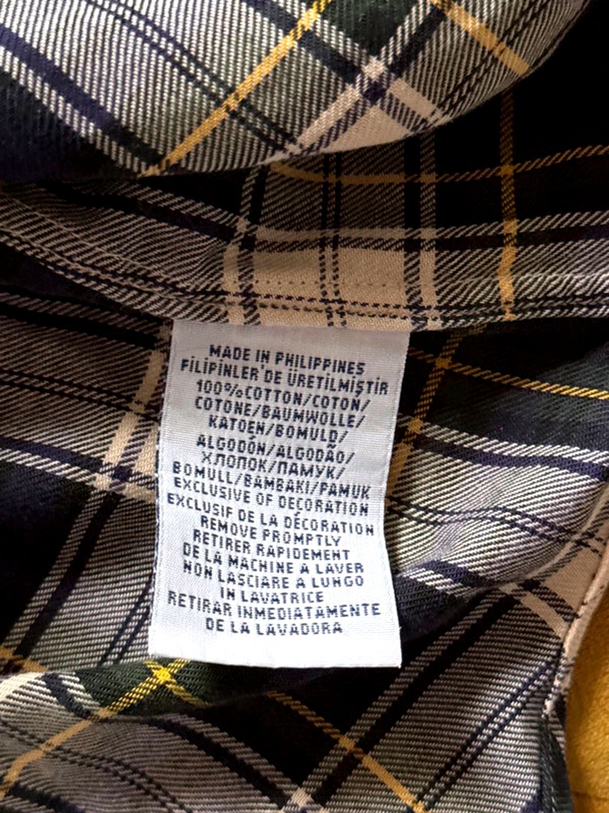 Men’s Ralph Lauren Premium Brushed Cotton Check Oxford Shirt - Small - 0422