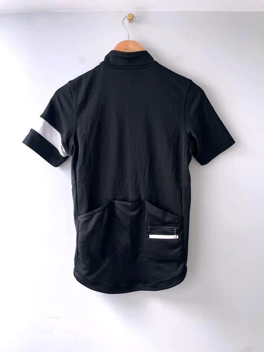 Men's Rapha Short Sleeve Core Cycling Jersey Top In Black - Small - 2999