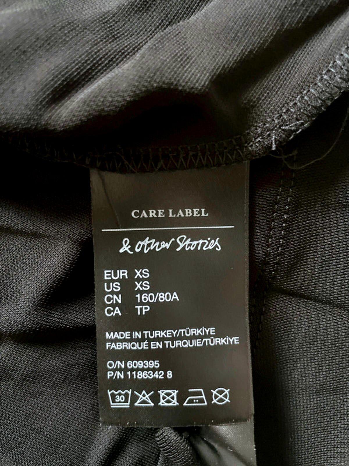 Women’s & Other Stories Short Sleeve Dress In Black - XSmall - 1899
