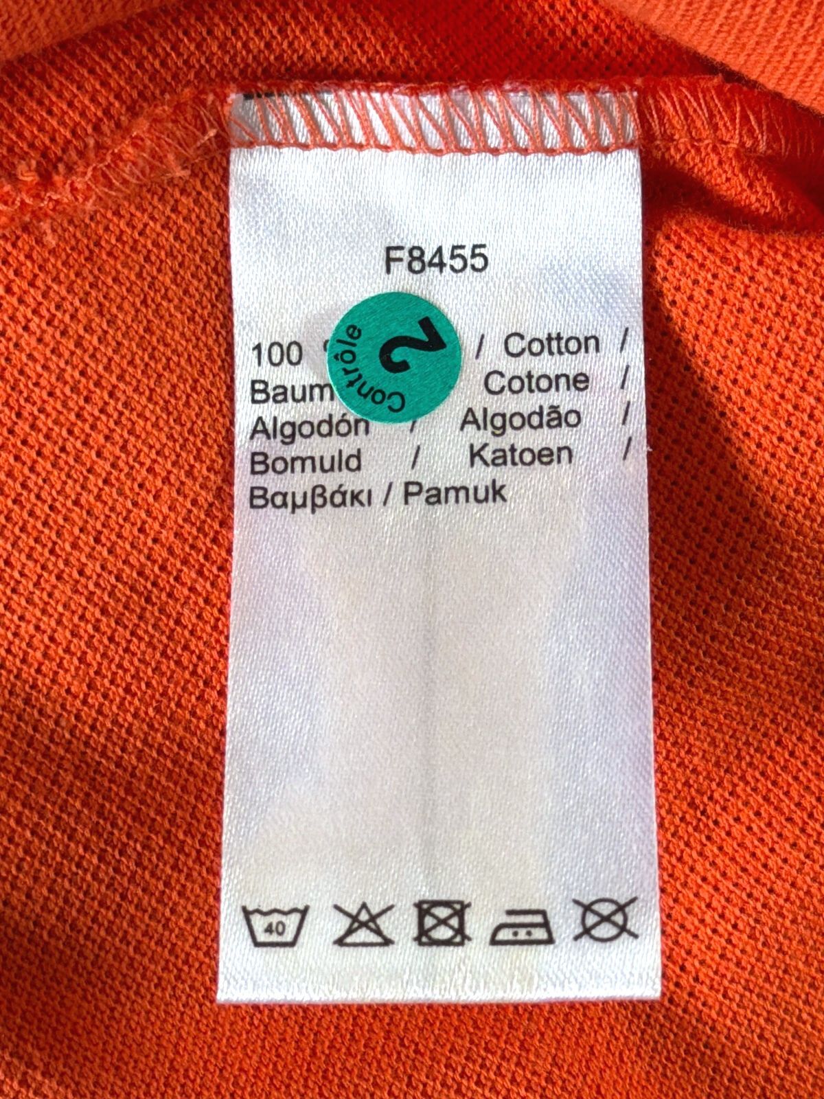 Men’s Lacoste Classic Fit Polo Shirt Top In Orange - Large - 3669