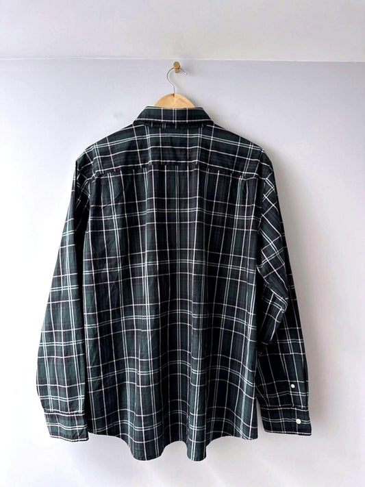 Men’s Levi’s Standard Fit Check Shirt In Green - XLarge - 1965
