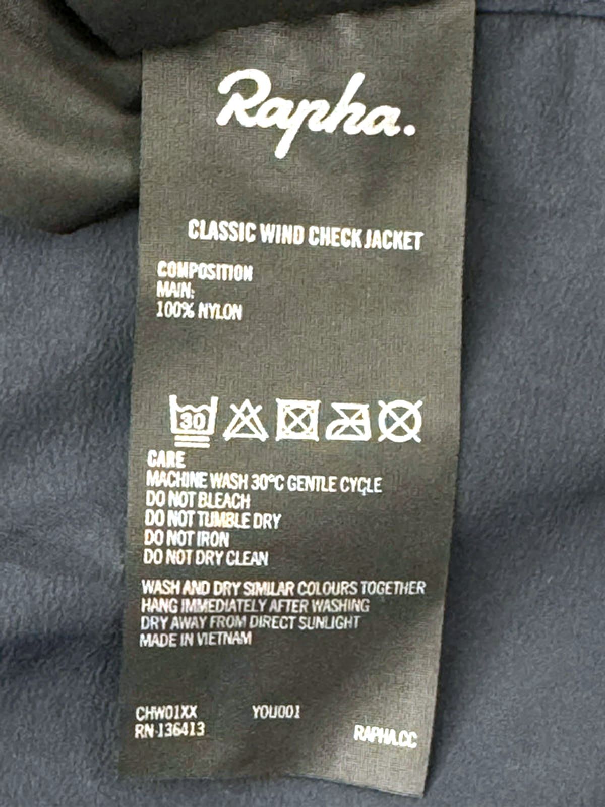 Men’s Rapha Chequered Flag Special Limited Edition Jacket In Navy - Small - 1352