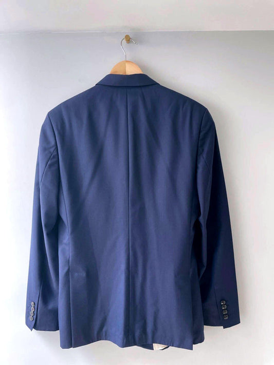 Men’s Reiss Premium Wool Blazer Jacket In Navy - Medium - 1566