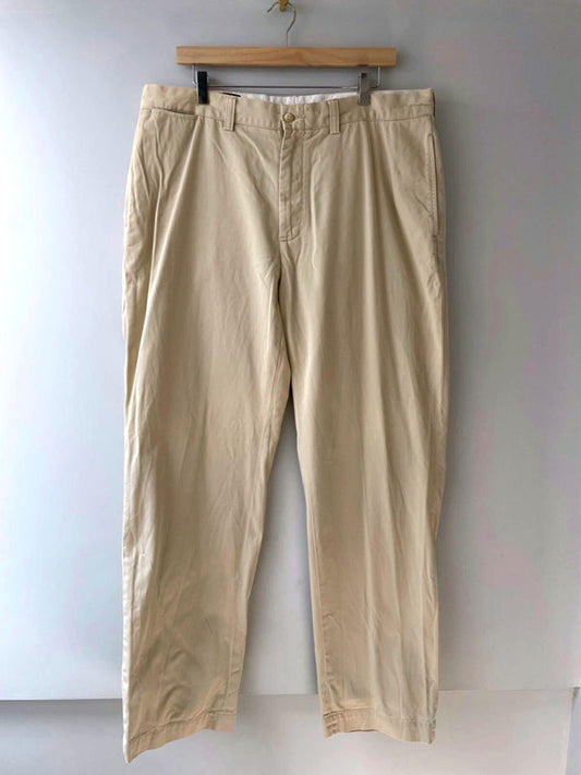 Men’s Ralph Lauren Premium Classic Chino Trousers In Beige - W38/L34 - 1715
