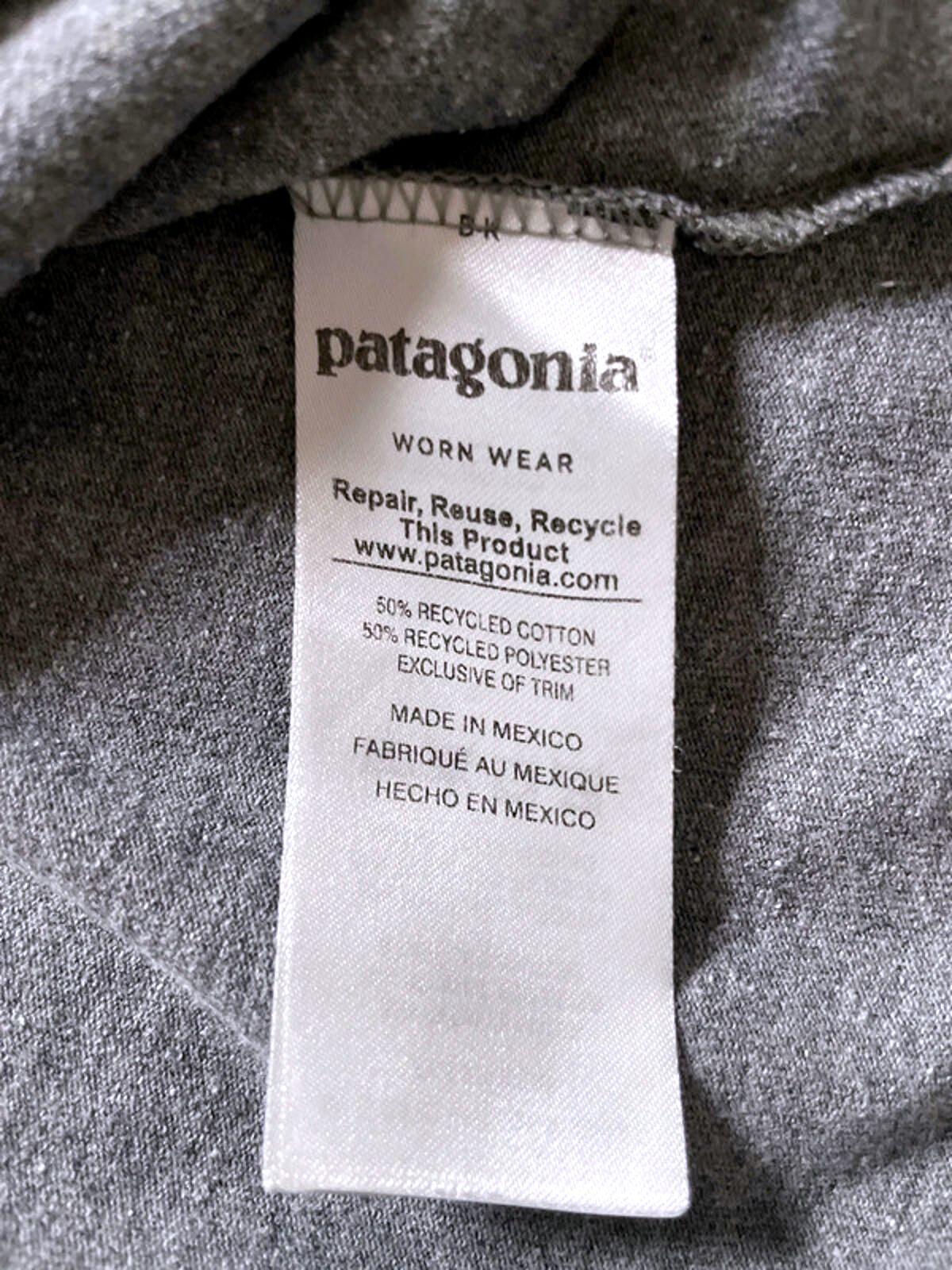 Men’s Patagonia Crew Neck Printed T-shirt In Grey - Medium - 2343
