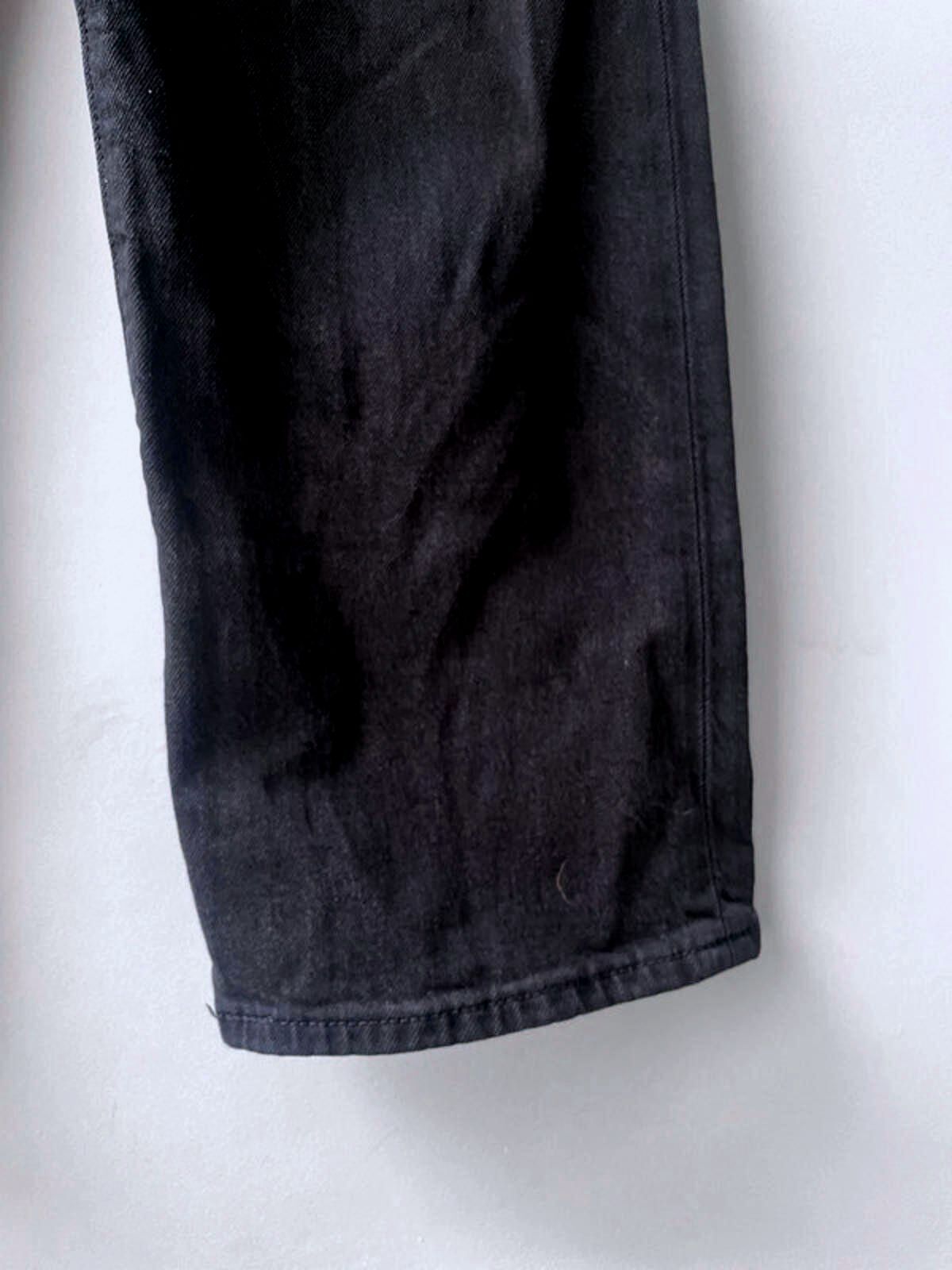 Women’s Levi’s High Waisted Ribcage Straight Fit Jeans In Black - W25/L27 - 2206