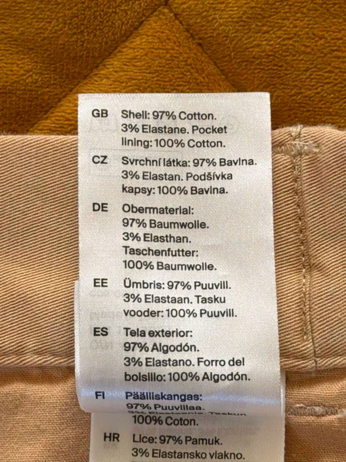 Men's Cos Stretch Fit Classic Chino Shorts in Beige - W33 - 3267