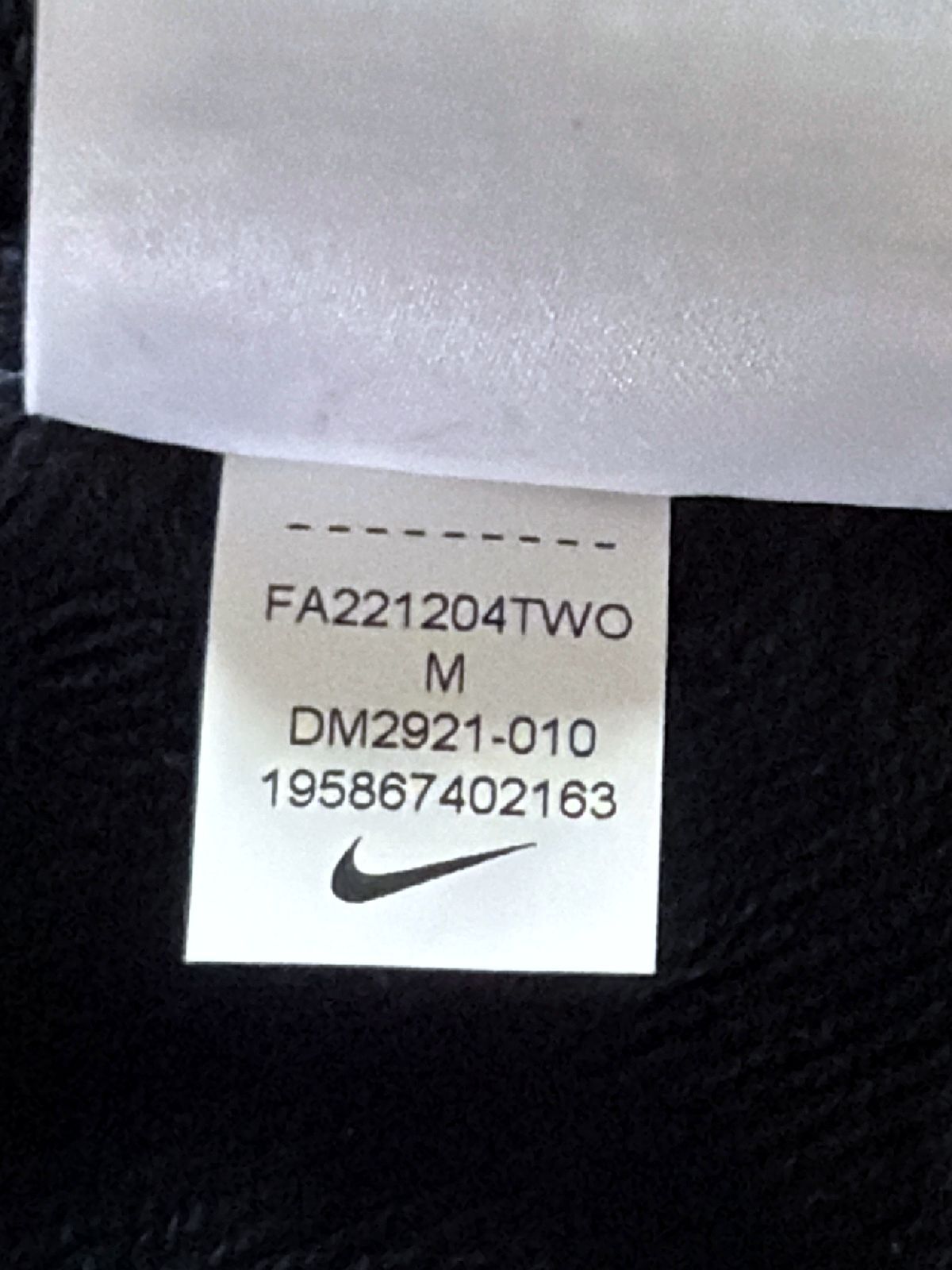 Men’s Nike x Tottenham Hotspur Hoodie Sweatshirt In Black - Medium - 3665