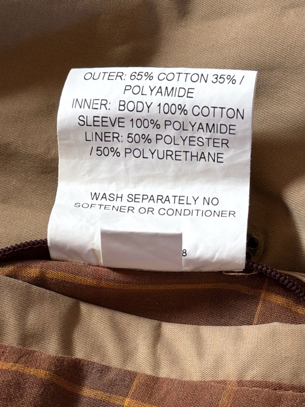 Women’s Barbour Valerie Classic Trench Coat Mac In Beige - Uk12 - 3796