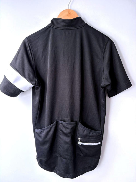 Men's Rapha Short Sleeve Core Cycling Jersey Top In Black - Large - 3528