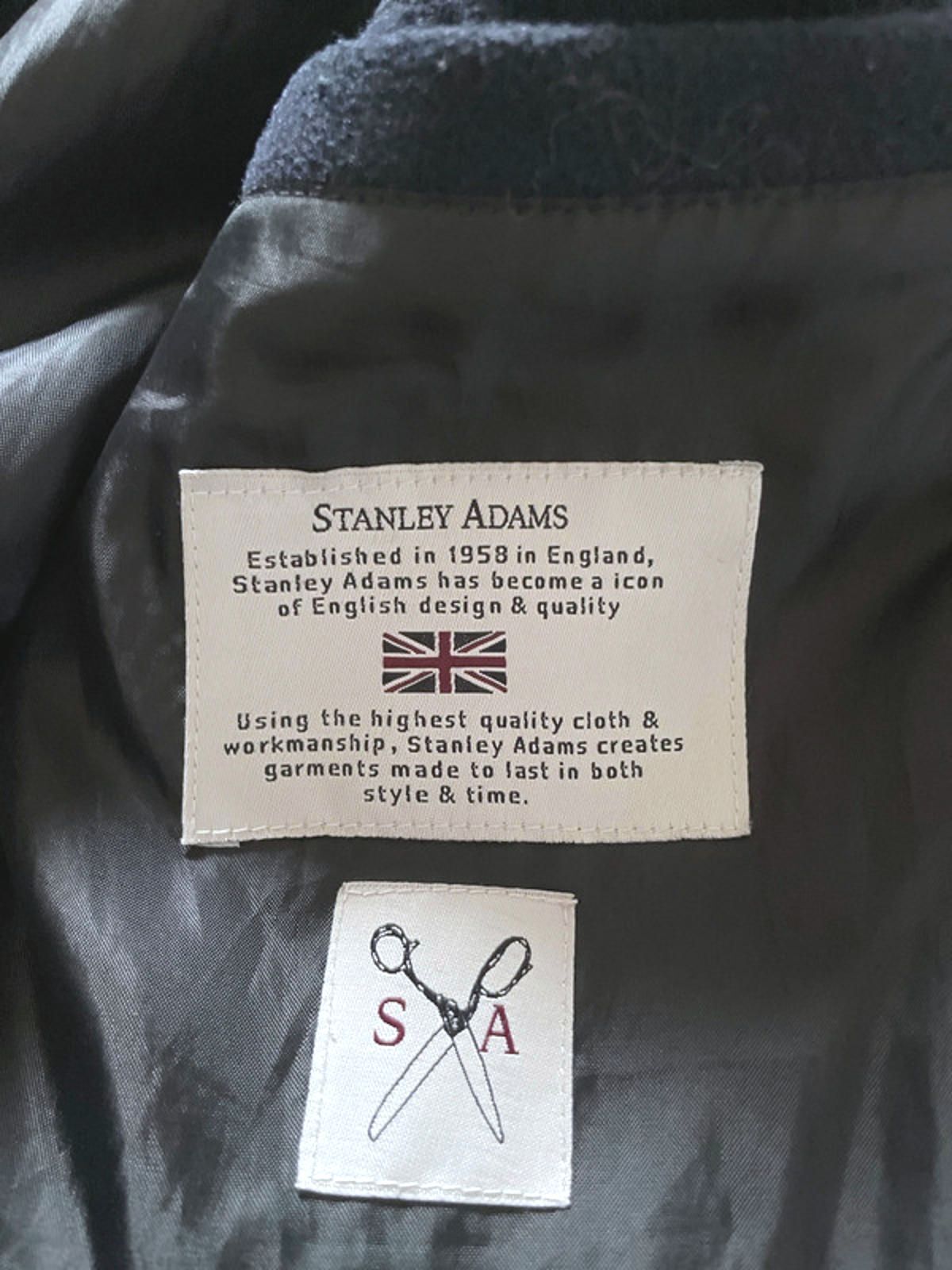 Men's Stanley Adams Premium Wool Hooded Duffle Coat In Navy - Large - 2440