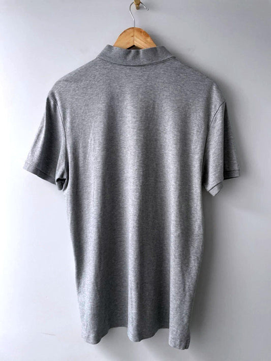 Men’s Ralph Lauren Pima Soft Touch Polo Top In Grey - Large - 1720