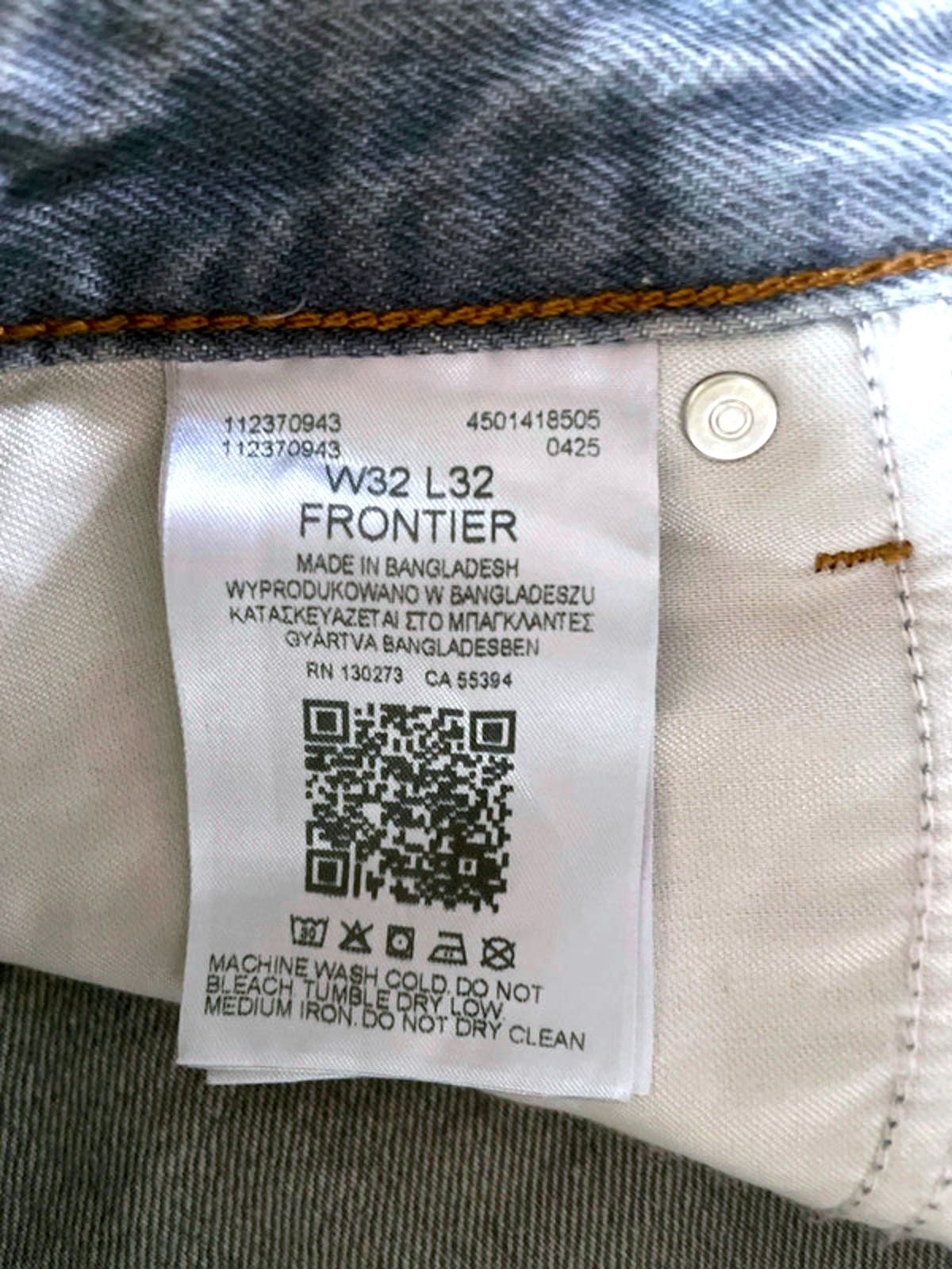 Mens Wrangler Frontier 880 Relaxed Straight Fit Jeans In Blue - W32/L32 - 2383